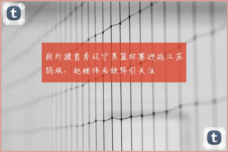 新外援首秀辽宁男篮杯赛迎战江苏弱旅,赵继伟或缺阵引关注